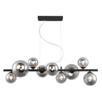 Riha Hängeleuchte Metall Schwarz Matt, 9X G9 Led 3
