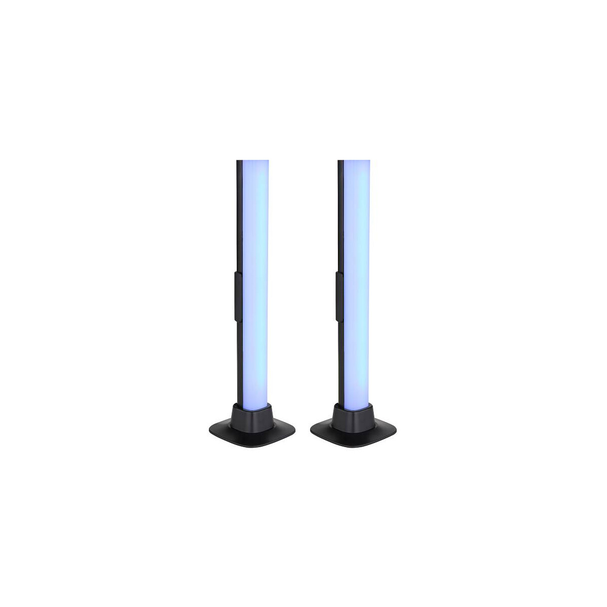 Polliver Tischleuchte Kunststoff Schwarz Matt, Rgb Led