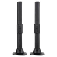 Globo 25895SH Polliver Tischleuchte Kunststoff Schwarz Matt,