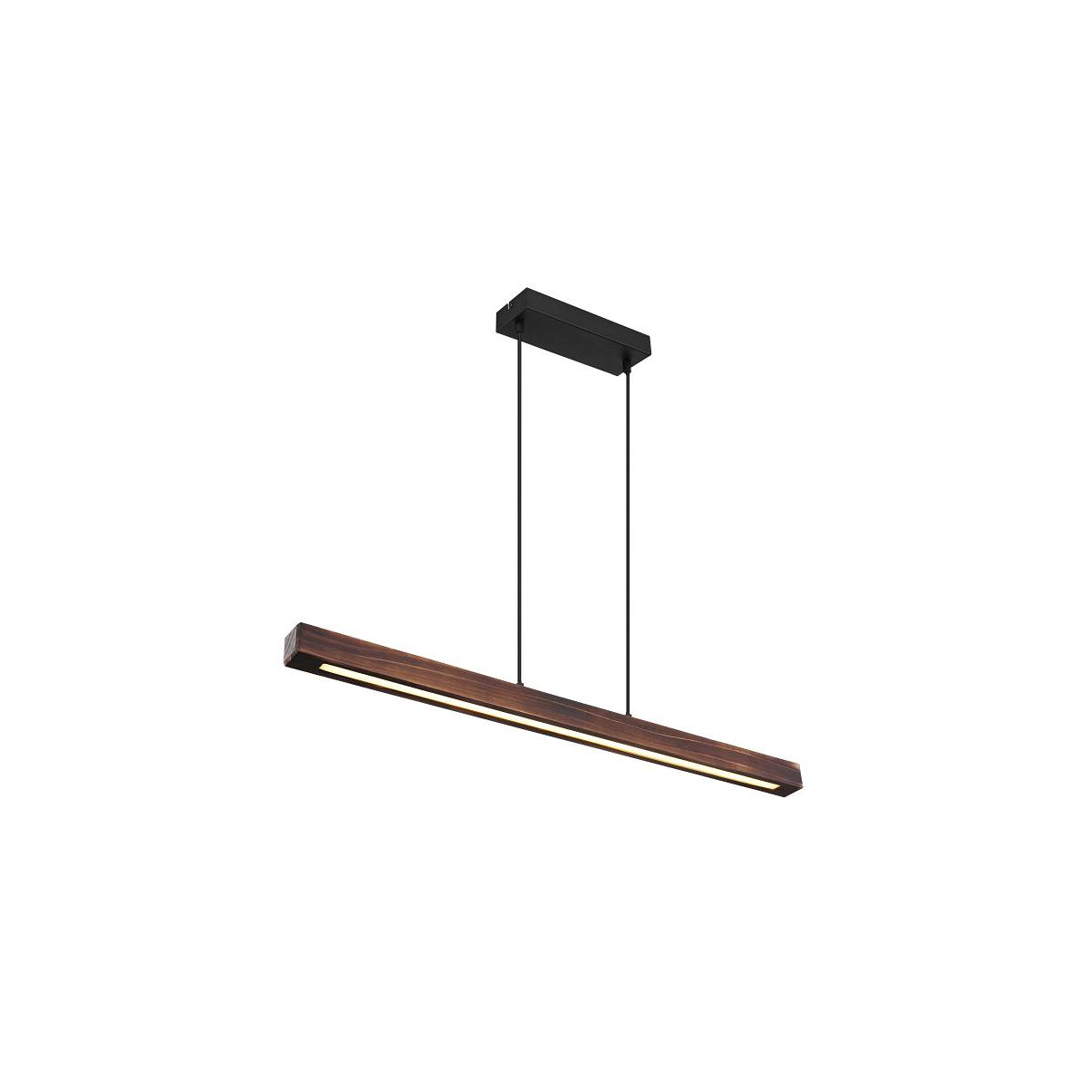 Tibeon Hängeleuchte Metall Schwarz Matt, Led