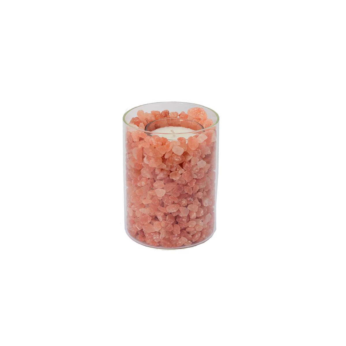 FEUER im GLAS, klein, mit PALM LIGHT Kerze