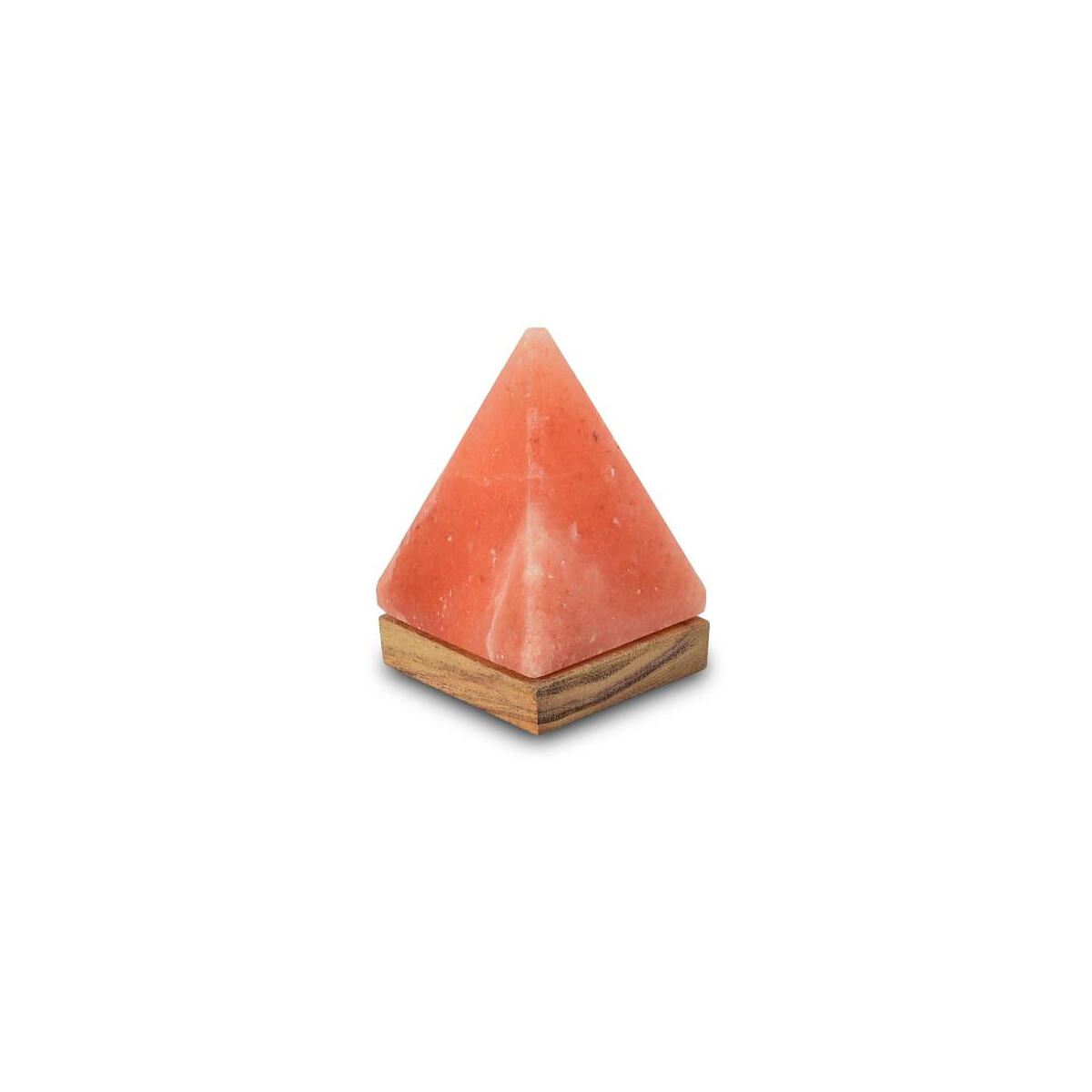 USB PYRAMIDE, mit Holzsockel, H ca. 10 cm