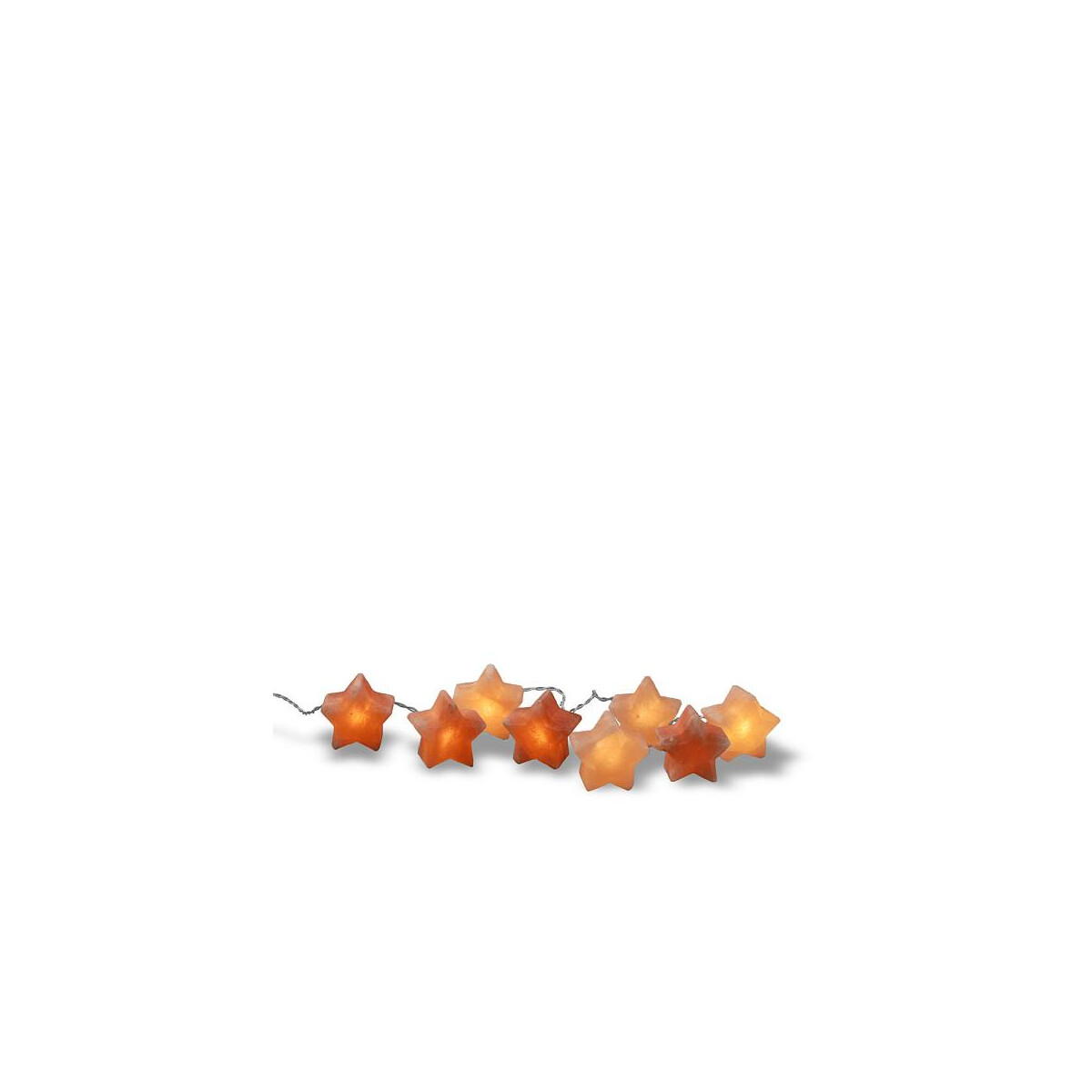Beleuchtete Salzkristalle LEUCHTKRISTALLE STERN, 8 Kristalle, inkl. LED-Lichterkette