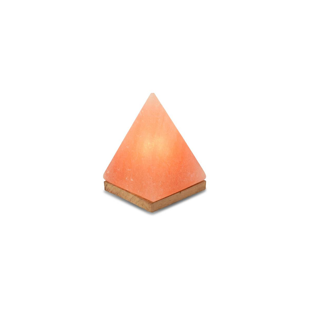 Beleuchteter Salzkristall PYRAMIDE
