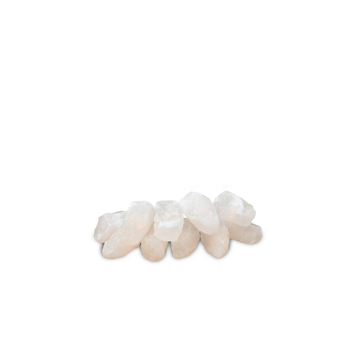 Beleuchtete Salzkristalle LEUCHTKRISTALLE, White Line, 10 Kristalle, inkl. Lichterkette