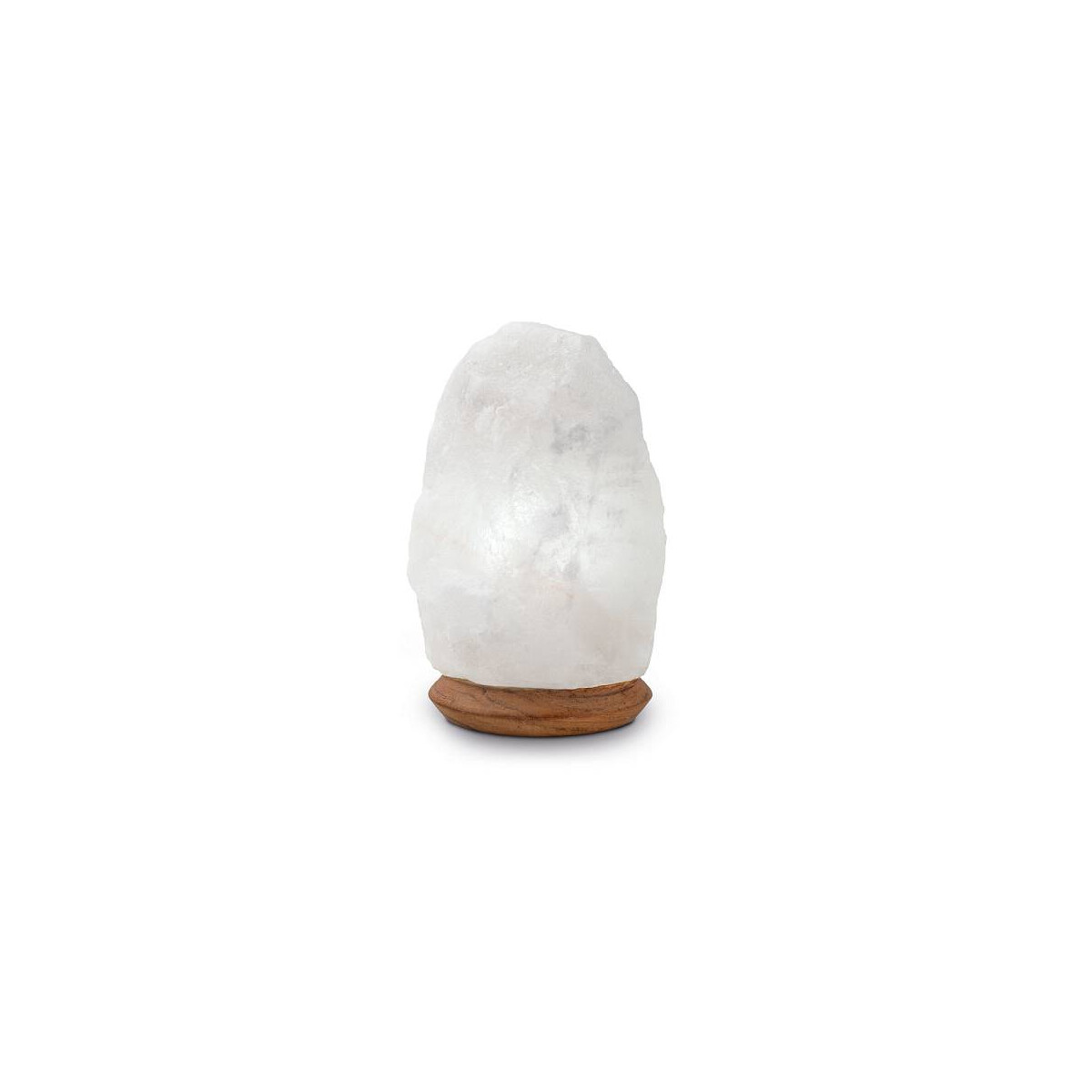 USB ROCK, White Line, mit Holzsockel, H ca. 10 cm
