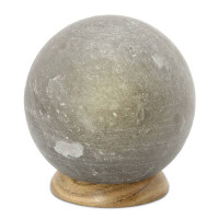 Beleuchteter Salzkristall PLANET Grey Li gallery