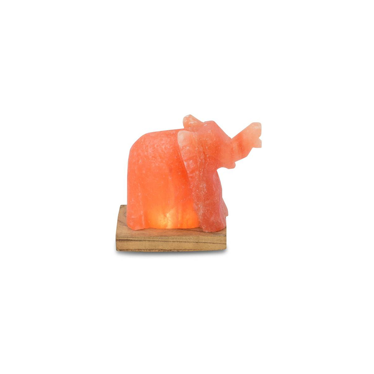 USB ELEFANT, mit Holzsockel, H ca. 11 cm