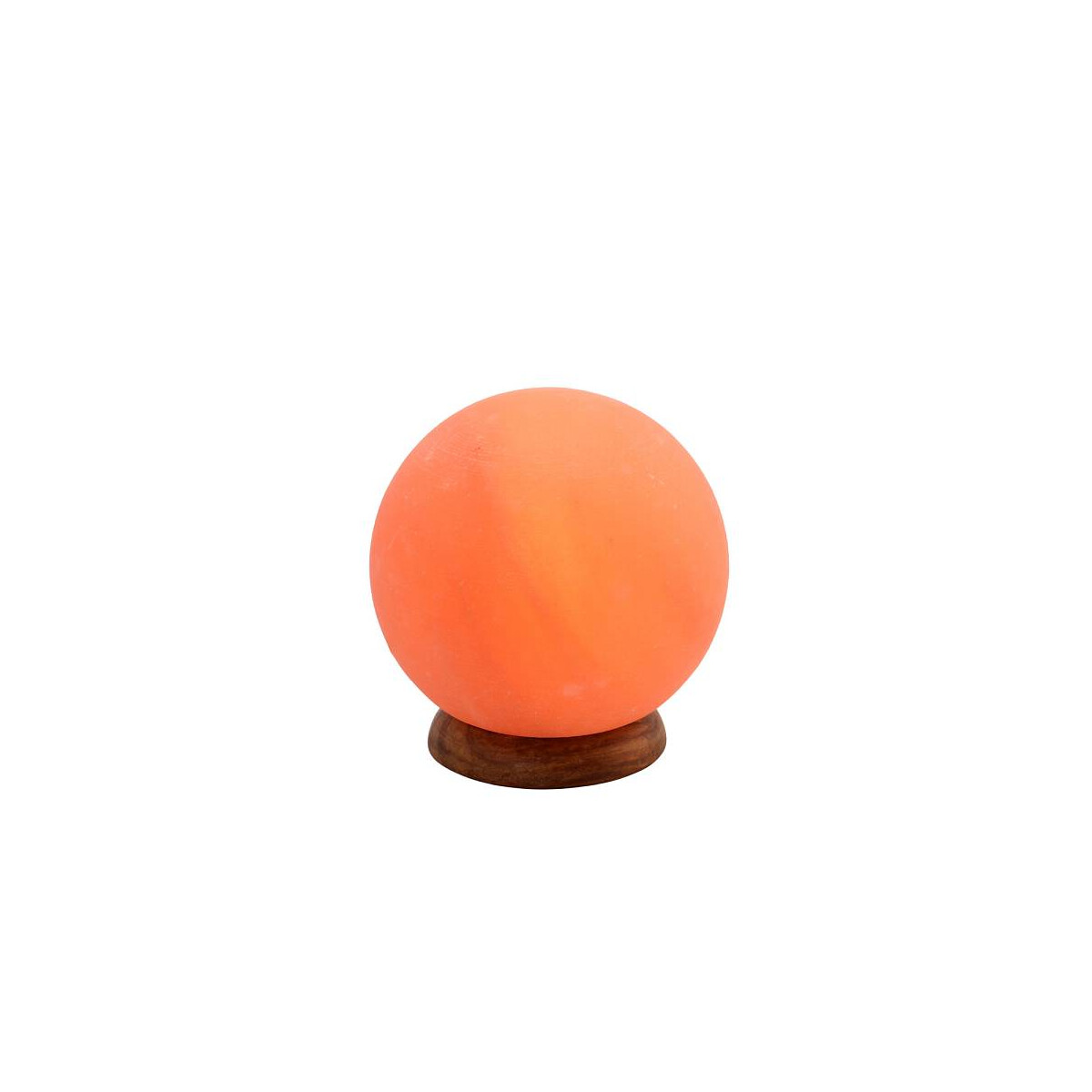 Beleuchteter Salzkristall PLANET ca. 2 kg