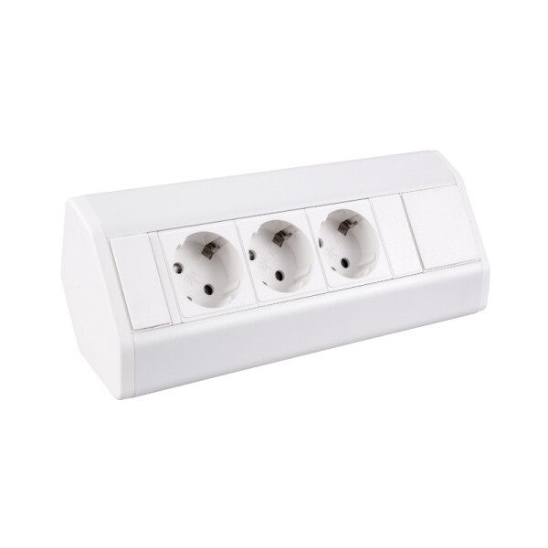 Designlight CORNER BOX 3 Ecksteckdose Möbelsteckdose Farbe Weiß Steck, 20,95 €