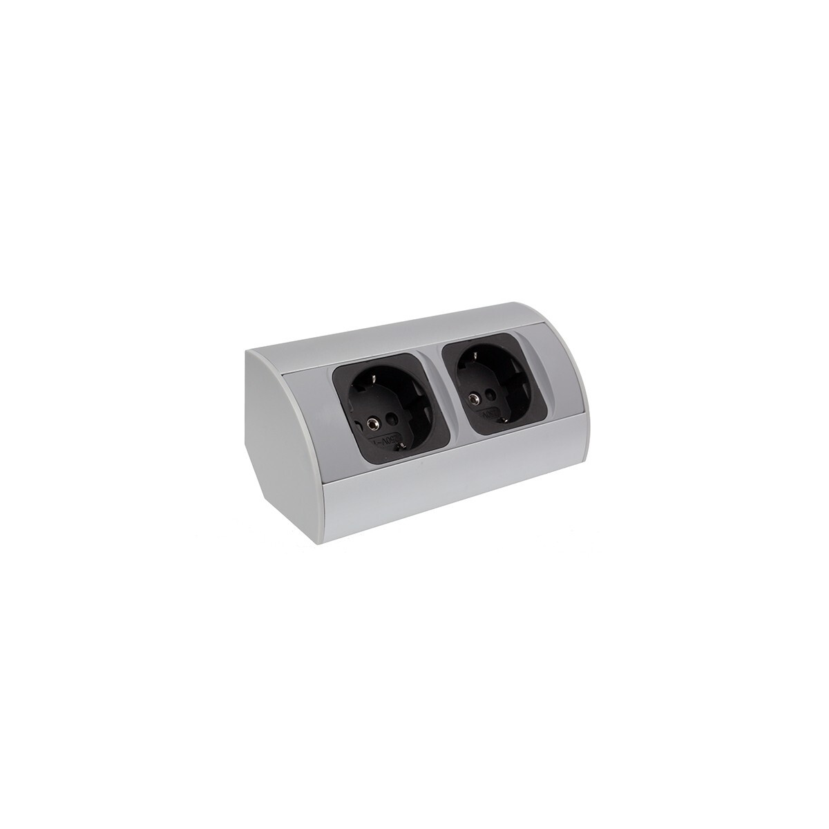 EckSteckdose Corner Box 2 mit 2 Steckdosen