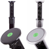 LIFT BOX M&ouml;belsteckdose Automatisch mit USB C...