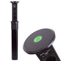 LIFT BOX Möbelsteckdose Automatisch mit USB C Farbe Sch