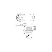SLIDE BOX MöbelEinbausteckdose SCHUKO mit USB A+ C Farb