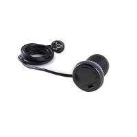 SINGLE BOX Einbausteckdose mit USB (SCHUKO) Farbe Schwarz 6