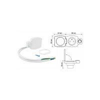 MÖBELSTECKDOSE IP44 mit Schalter 4