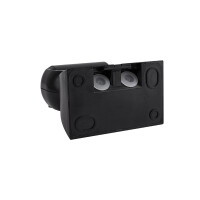 Wand-Bewegungsmelder PIR MODELL 1 IP65 : Farbe - Schwarz 3