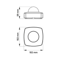 DeckenBewegungsmelder PIR MODELL 3 7
