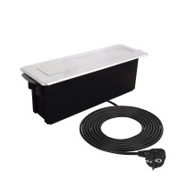 HOP BOX Möbeleinbausteckdose mit USB Typ A + C 6