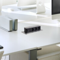 HOP BOX Möbeleinbausteckdose mit USB Typ A + C 8