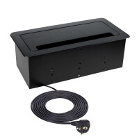 INBOX MöbelEinbausteckdose mit USB RJ45 und HDMIAnschl&
