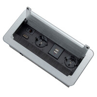 INBOX MöbelEinbausteckdose mit USB Und HDMI 3m 7