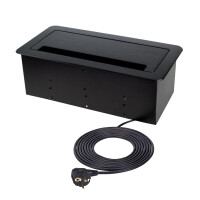INBOX MöbelEinbausteckdose mit USB A + C RJ45 und HDMI 