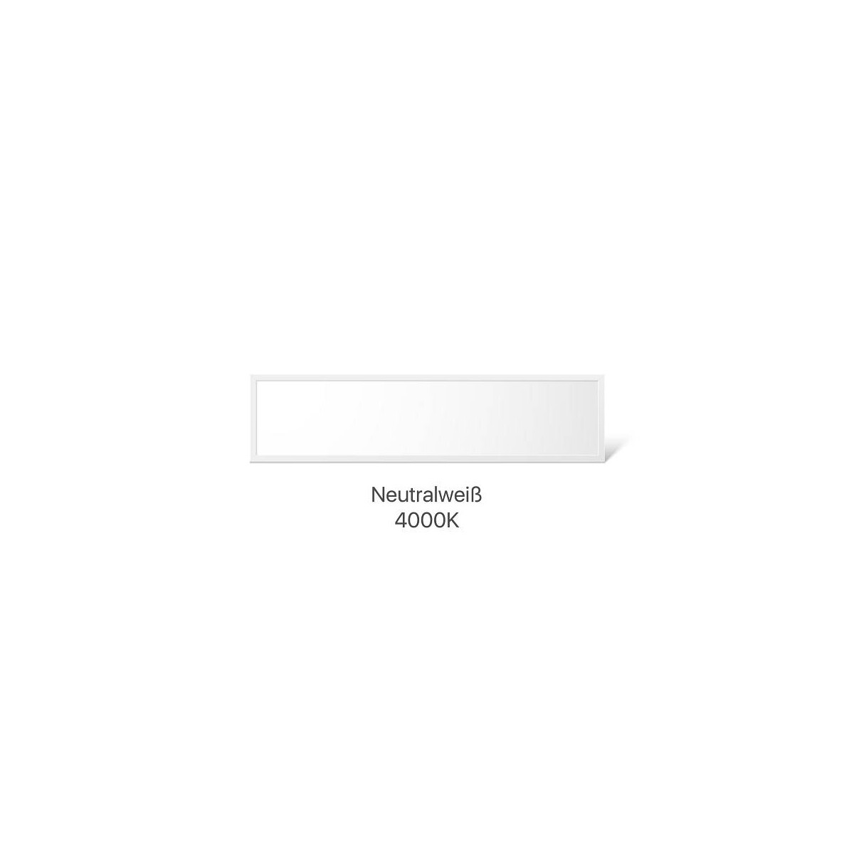 LED Panel 119,5 x 29,5 cm tageslichtweiss