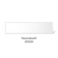 LED Panel 119,5 x 29,5 cm tageslichtweis gallery