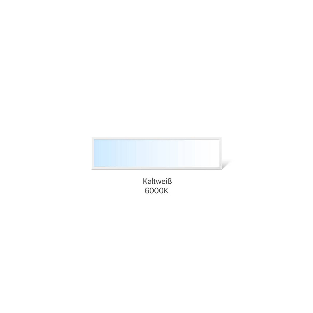 LED Panel 119,5 x 29,5 cm kaltweiss