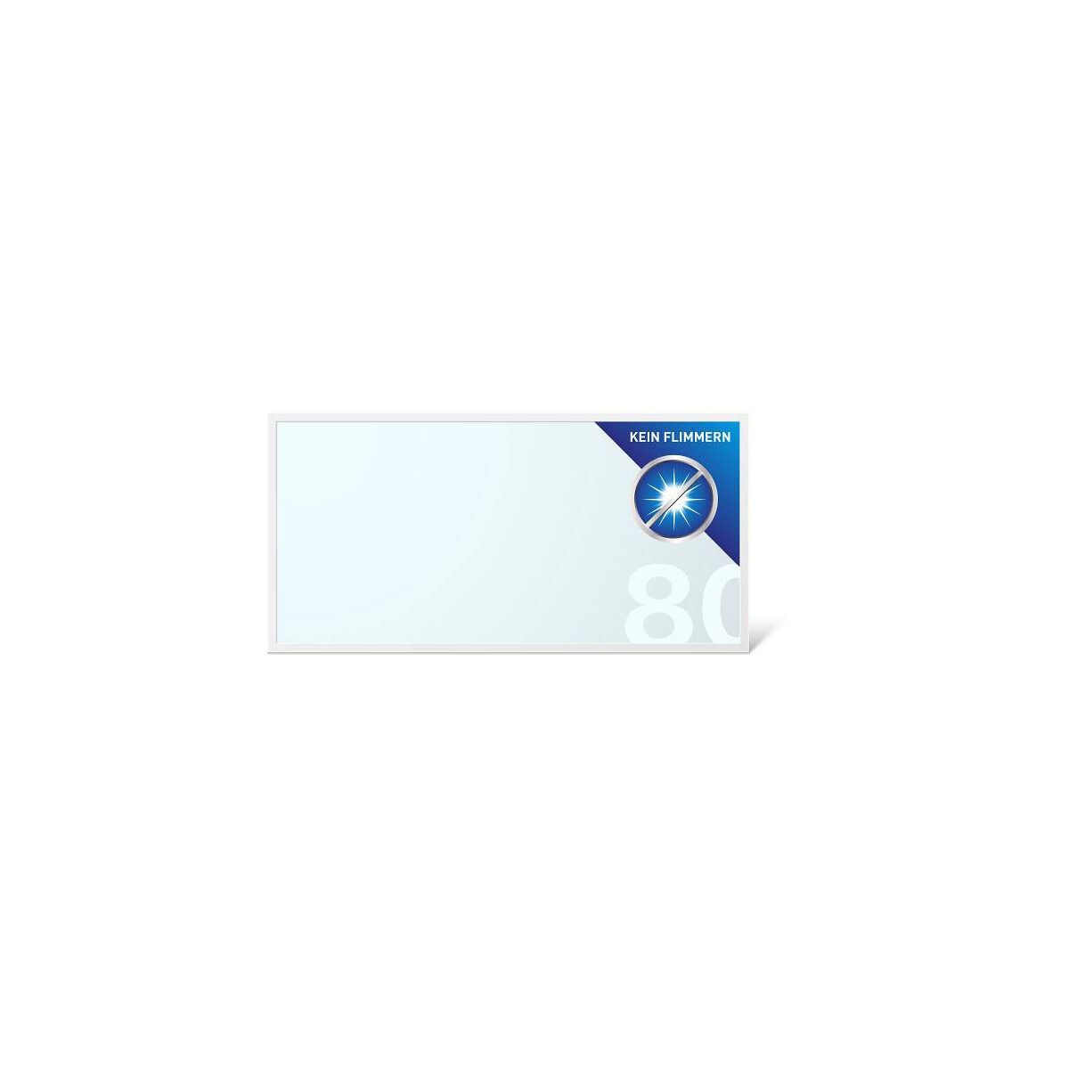 LED Panel 119,5 x 59,5 cm kaltweiss CRI 80