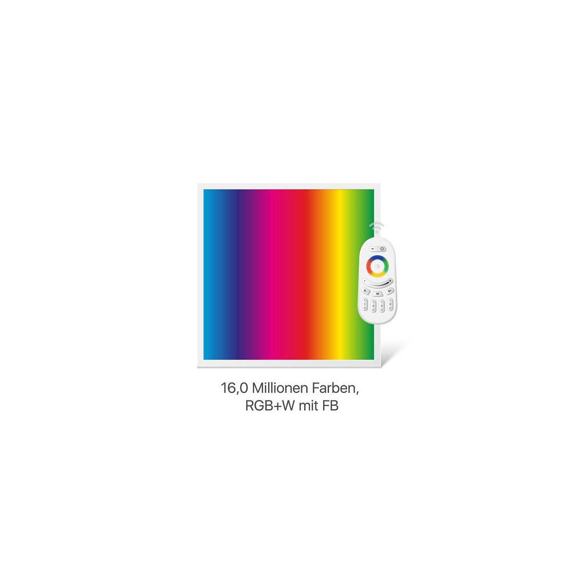 LED RGB Panel 62,0 x 62,0 cm inkl Fernbedienung