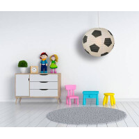 Pendelleuchte Papierballon Fußball 5