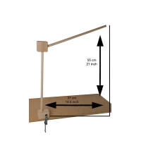 Mobilehalter, natur 2