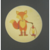 Taschen-Projektor Waldtiere, 6 fach 4