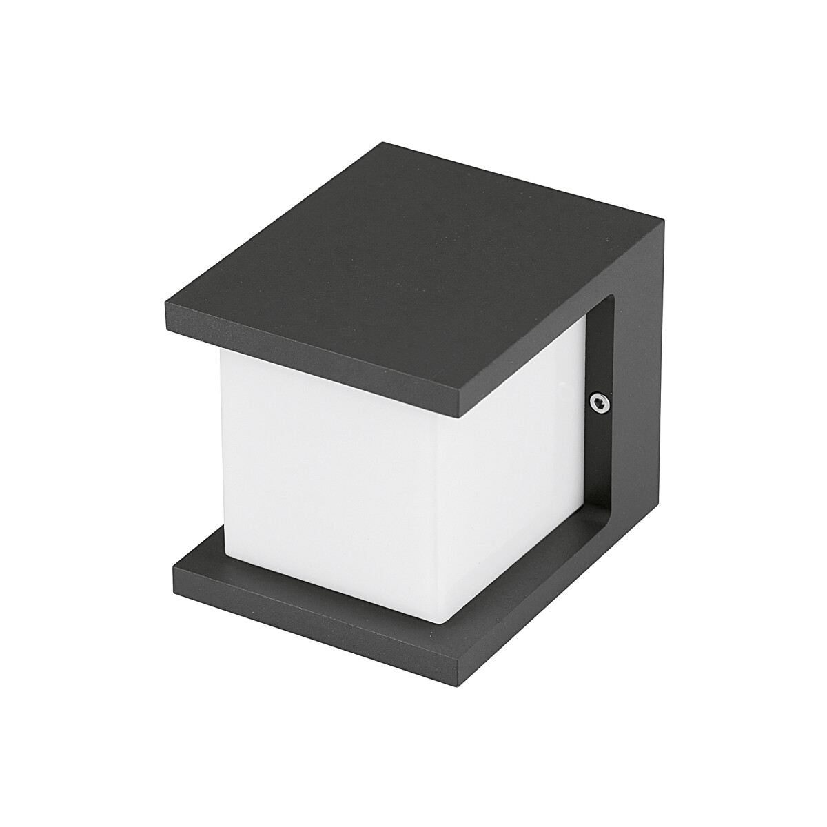 Außenwandleuchte Iserlohn 1-flammig 10 watt 100x100x120mm weiss inklusiv Leuchtmittel