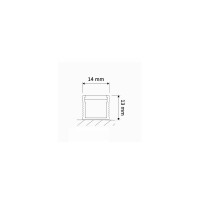 Aufbauprofil alu Line 2