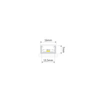 Aufbauprofil Line XL 2m Transparent 3