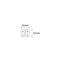 Verbinder für einfarbige LED Strips 8mm 2