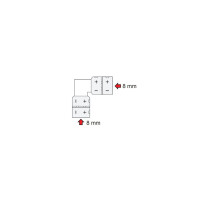 Eckverbinder LED Strips 8mm 2