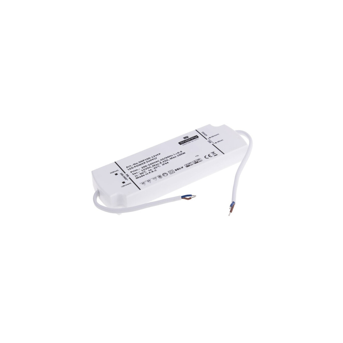 LED Netzteil 12VDC IP44 100W