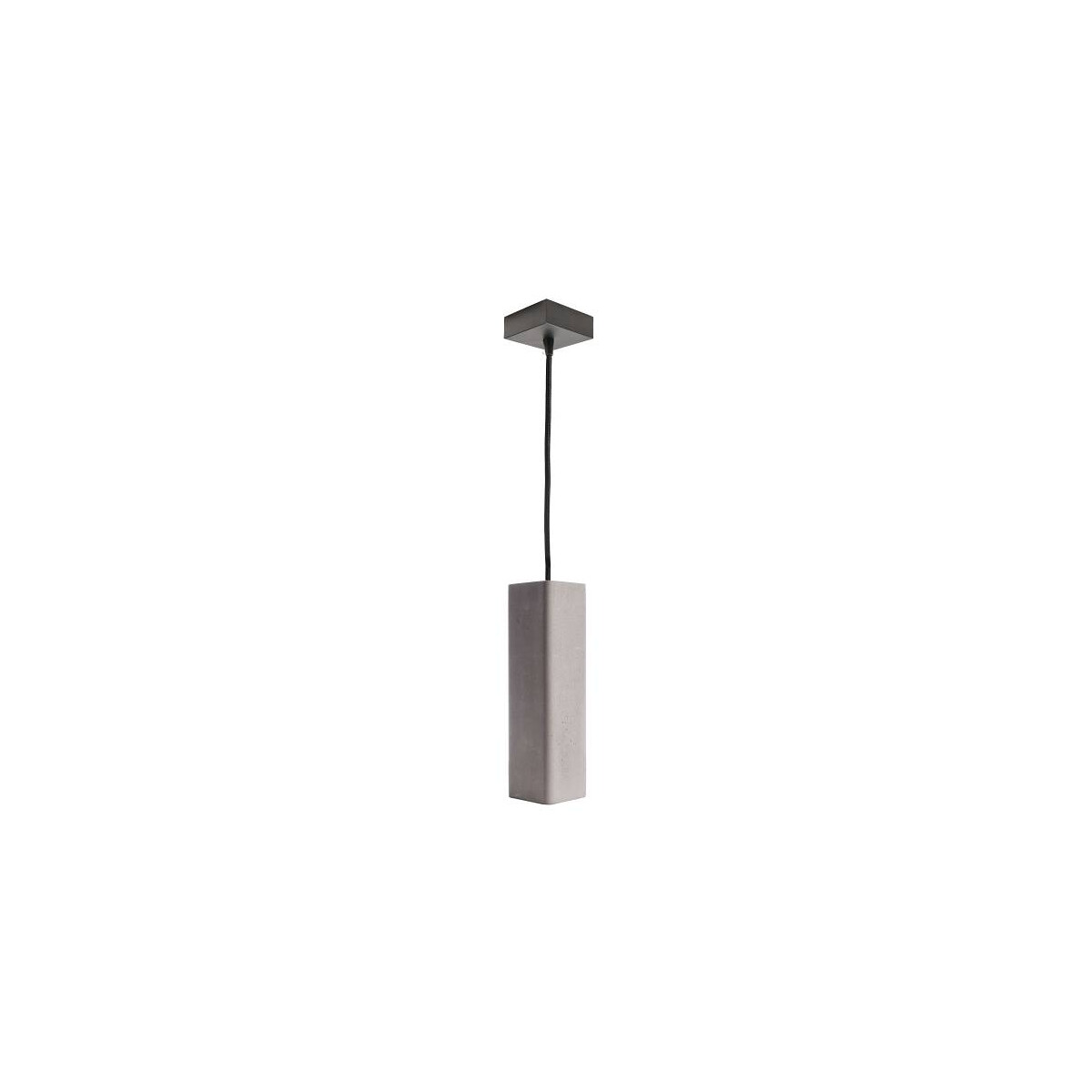 Deko-Light Polaris Pendelleuchte aus Beton in grau eckig GU10 Hängeleuchte