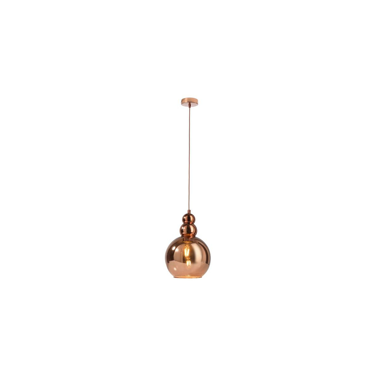 Deko Light Diphda 342121 Pendelleuchte LED Halogen E27 60 W Kupfer