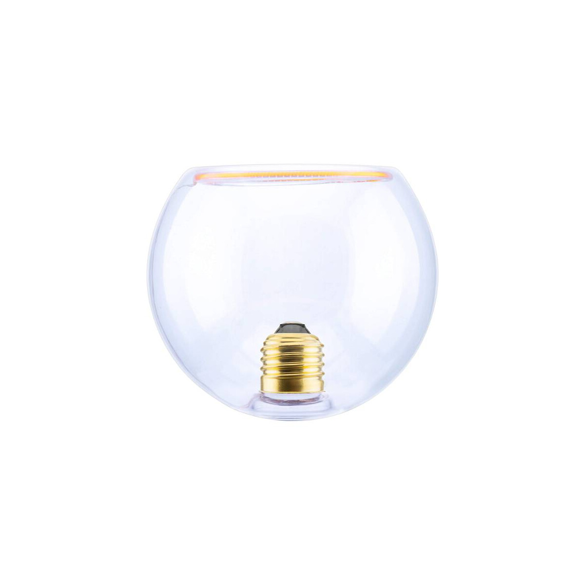 E27 LED Floating Globe 125 inside klar warmweiß