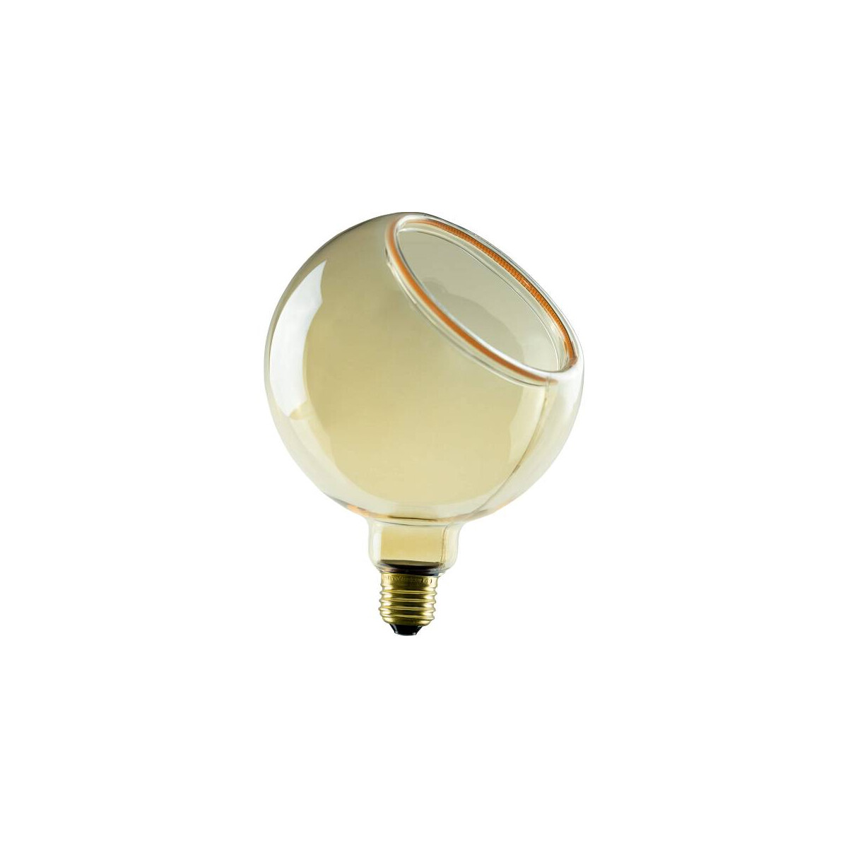 E27 LED Floating Globe 150 gold - 45° warmweiß
