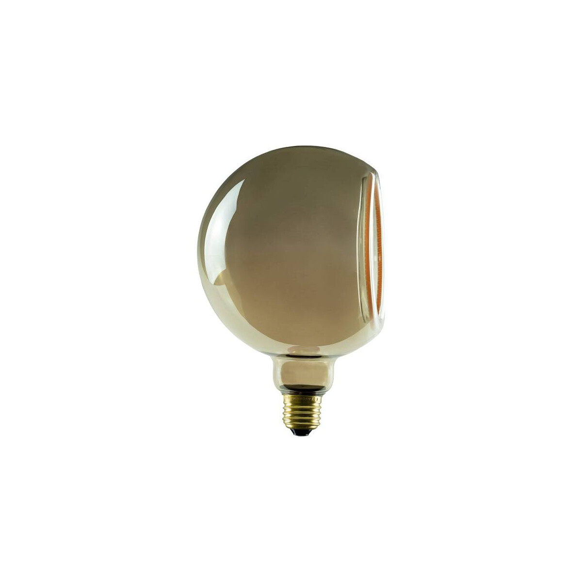 E27 LED Floating Globe 150 smokey grau - 90° warmweiß