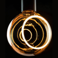 E27 LED Floating Globe 150 gold - 90° warmweiß 2