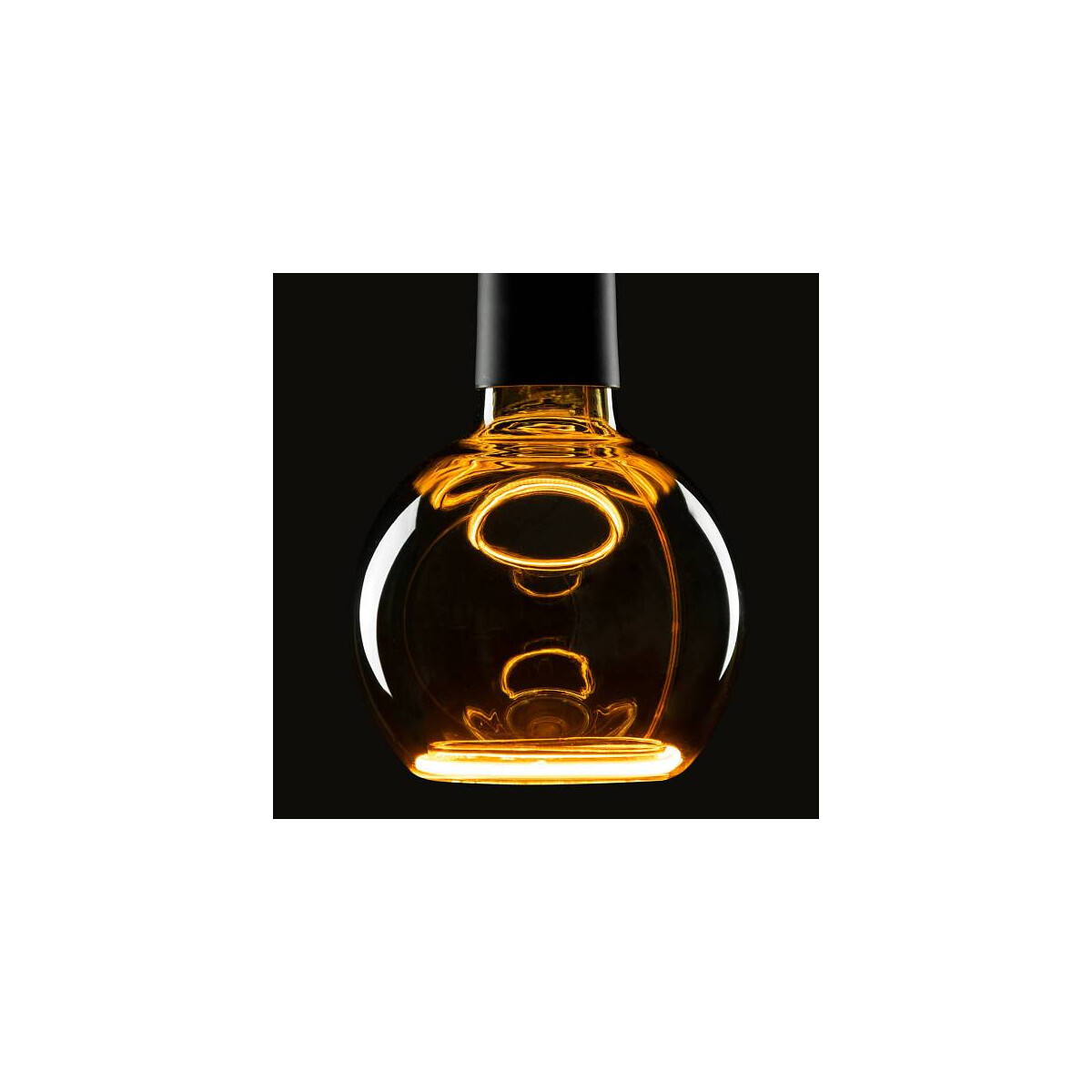 SLV LED Floating Globe 125, LED-Leuchtmittel, smokey black, E27, PHASE, 6 W, 1900 K