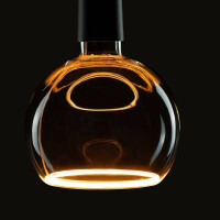 E27 LED Floating Globe 150 smokey grau warmweiß 2