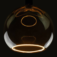 E27 LED Floating Globe 300 smokey grau warmweiß 2
